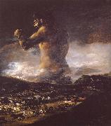 Francisco Goya Colossus oil